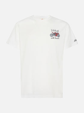 T-shirt Man ricamo To St. Barth with Ducati | Special Edition