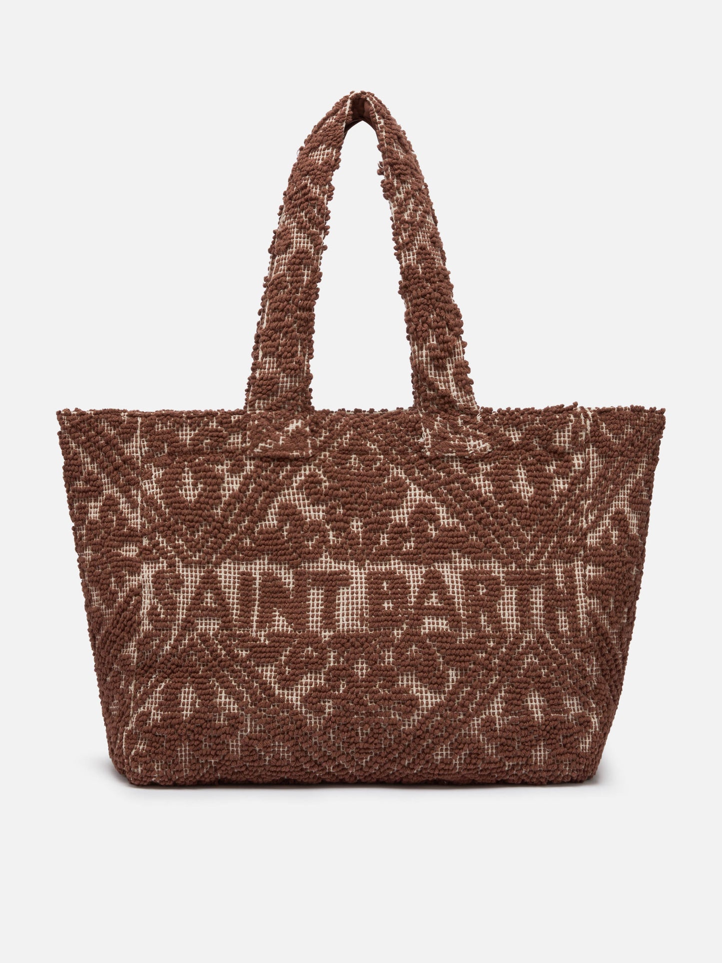 Brown Tufting  cotton tote bag
