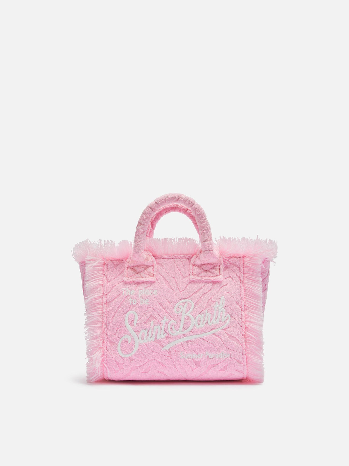 Pink zebra embossed Mini Vanity Sponge Bag