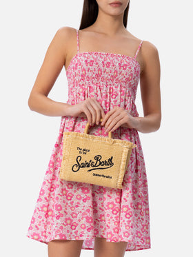 Mini Vanity Straw effect bag - MC2 Saint Barth