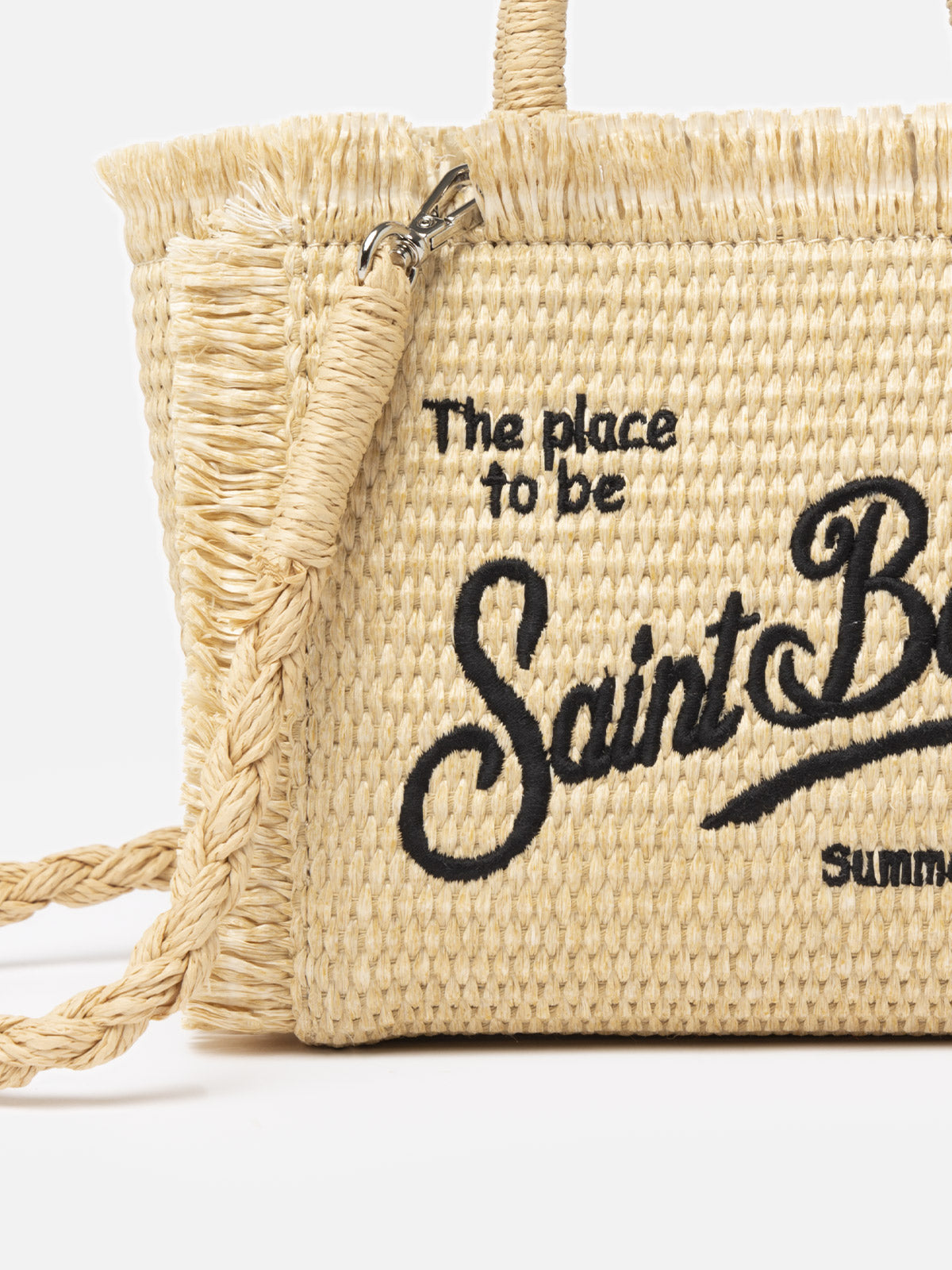 Mini Vanity Straw effect bag - MC2 Saint Barth