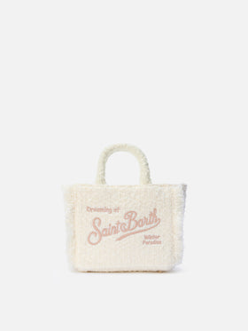 Vanity Mini Tweed Handbag in white