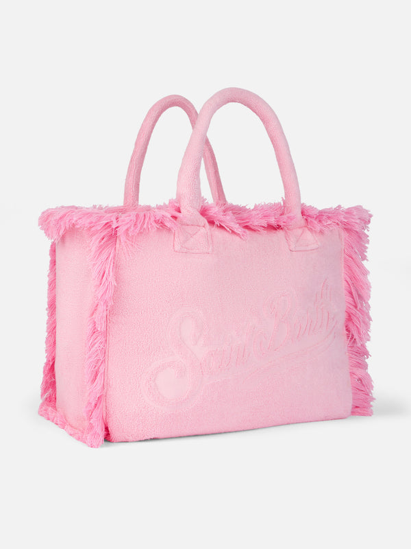Vanity Terry pink tote bag