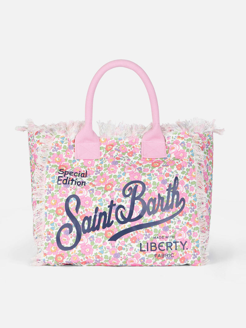 Borsa tote Vanity Liberty in tela di cotone Betsy | REALIZZATA CON TESSUTO LIBERTY