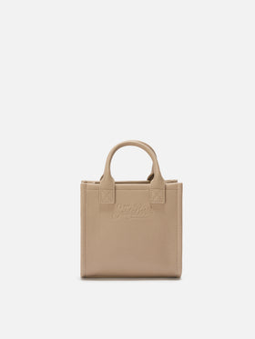 Vanity Bag Mini Shoulder Bag in hazelnut hammered leather