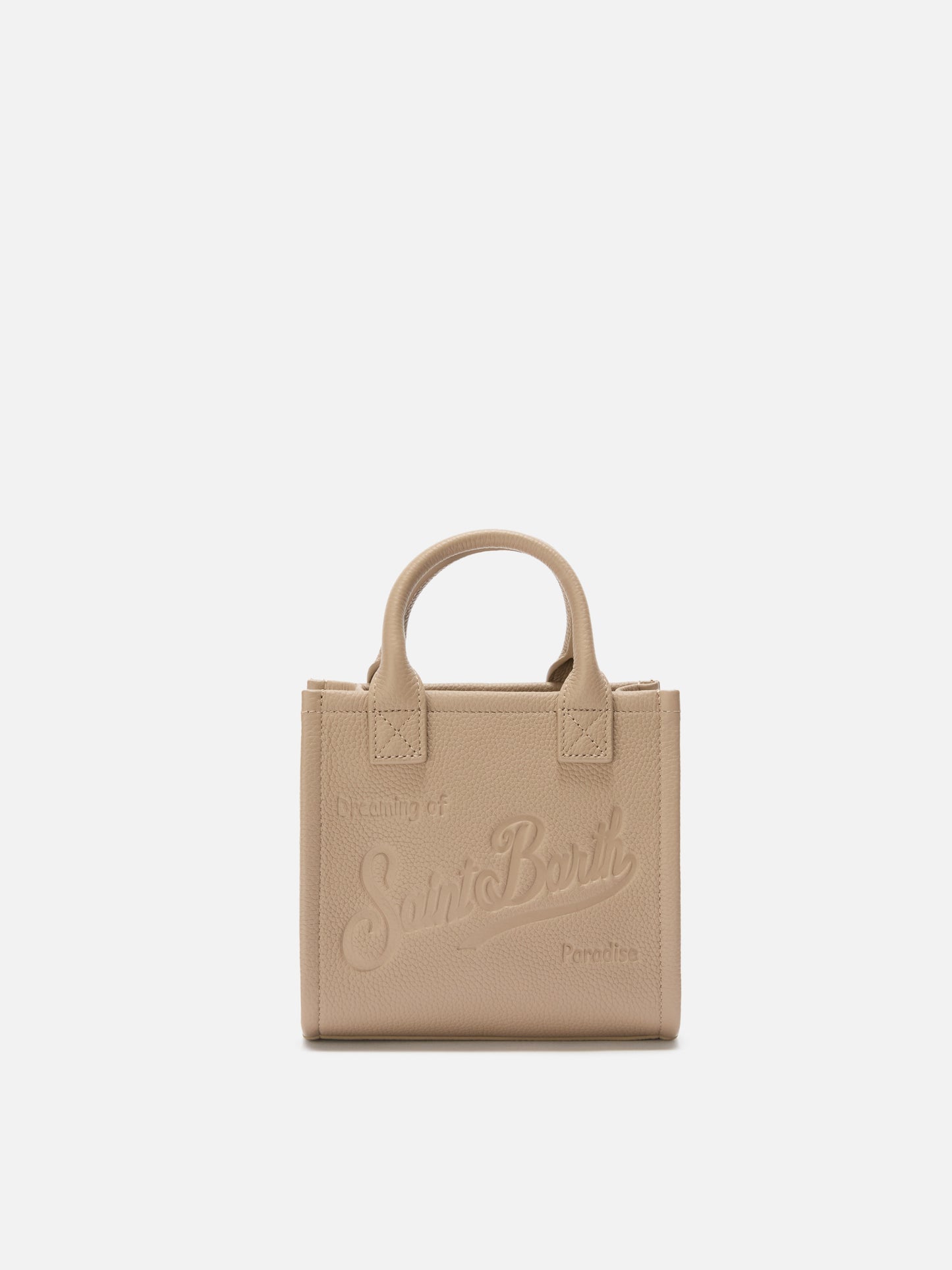 Vanity Bag Mini Shoulder Bag in hazelnut hammered leather