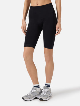 Leggings corti sportivi Vega in tessuto tecnico nero