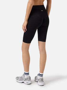 Leggings corti sportivi Vega in tessuto tecnico nero