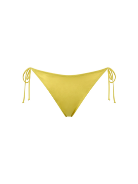Woman pale yellow classic swim briefs Virgo - MC2 Saint Barth