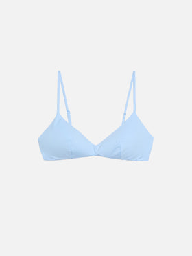 May light blue scoop bralette top - MC2 Saint Barth