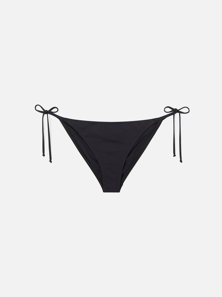 Bikini Judy Virgo bralette nero con laccetti