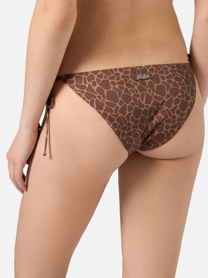 Slip mare Virgo classico con stampa animalier