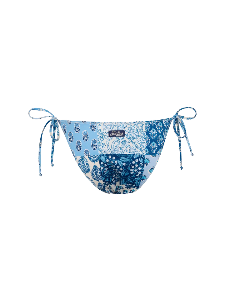 Virgo classic swim briefs with floral patch print - MC2 Saint Barth