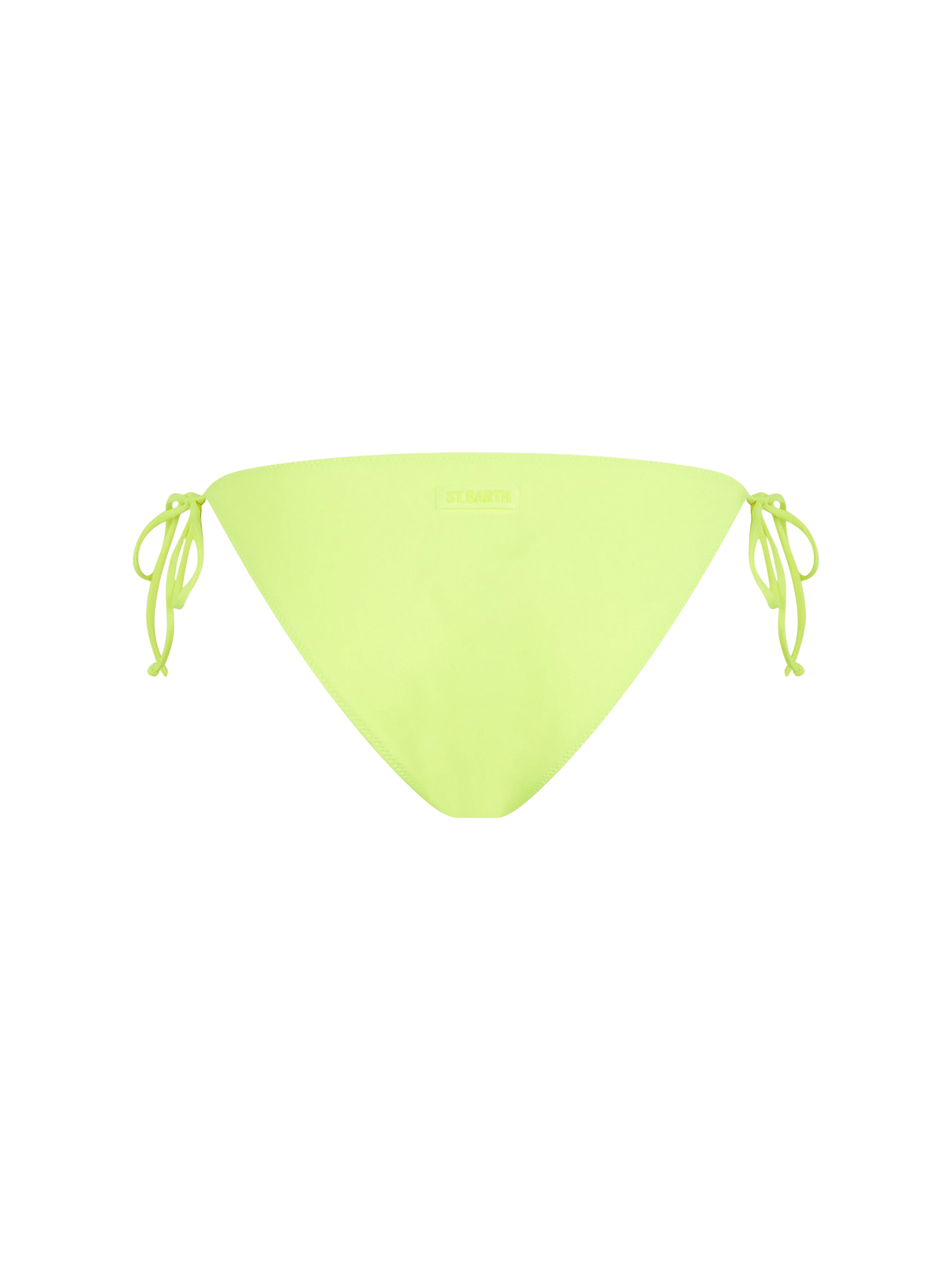 Woman fluo yellow classic swim briefs Virgo - MC2 Saint Barth