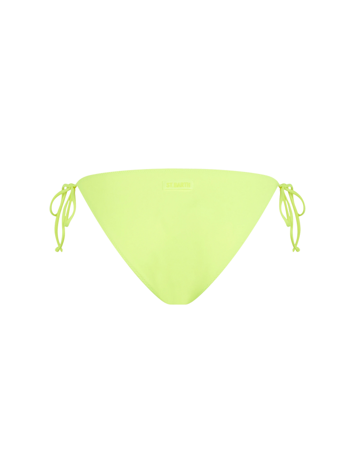 Woman fluo yellow classic swim briefs Virgo - MC2 Saint Barth