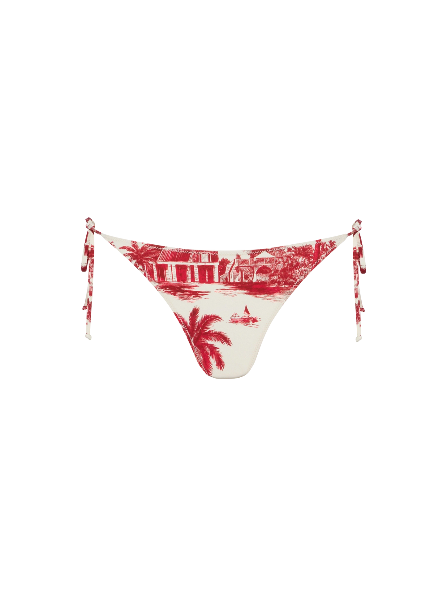 Virgo classic swim briefs with toile de jouy print | AI CO-CREATED DESIGN BY RICKDICK - POWERED BY RED-EYE - MC2 Saint Barth
