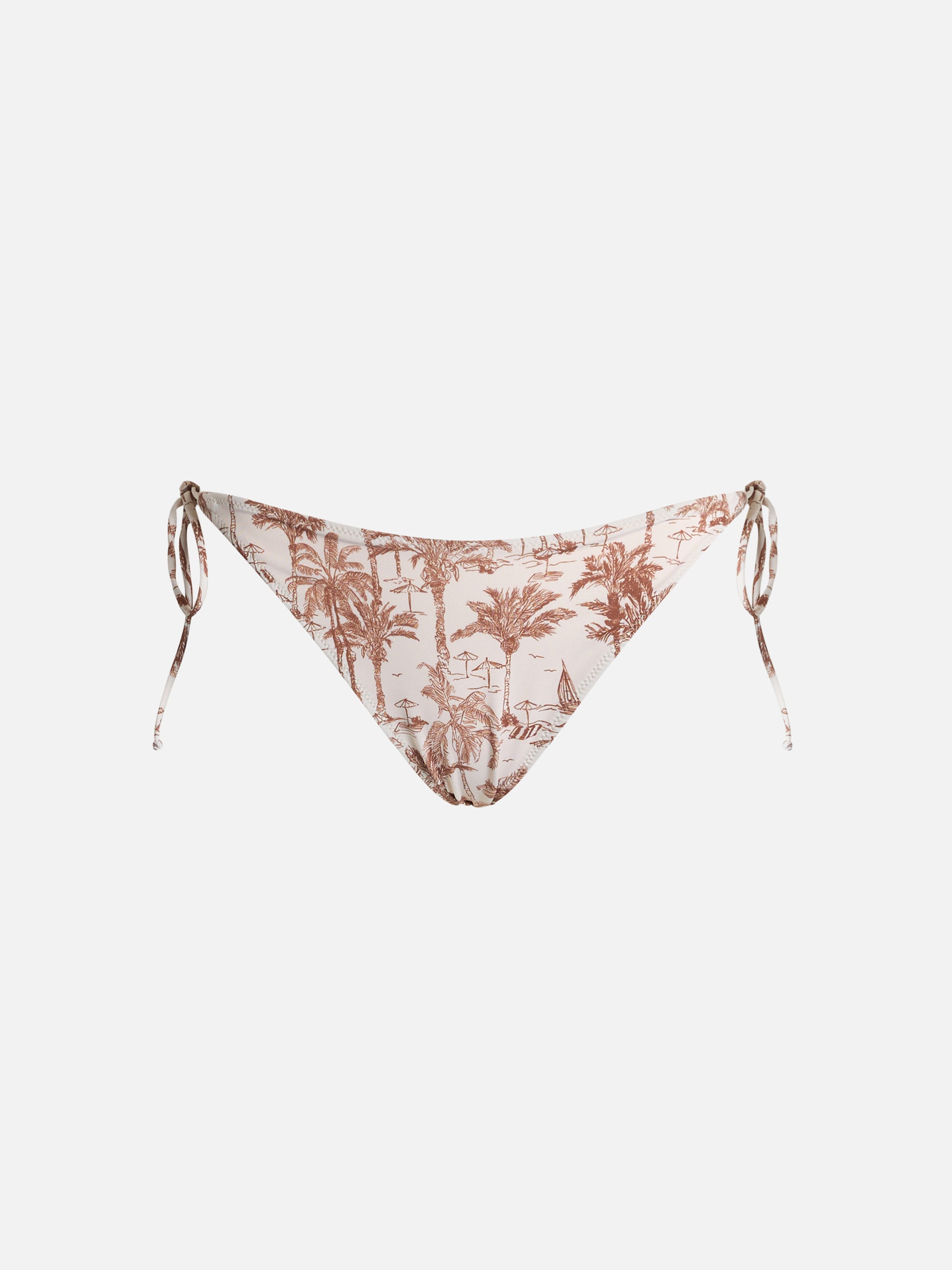 Woman Toile de Jouy classic swim briefs Virgo - MC2 Saint Barth