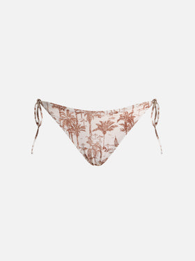 Woman Toile de Jouy classic swim briefs Virgo - MC2 Saint Barth