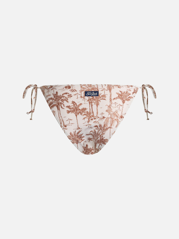 Woman Toile de Jouy classic swim briefs Virgo - MC2 Saint Barth
