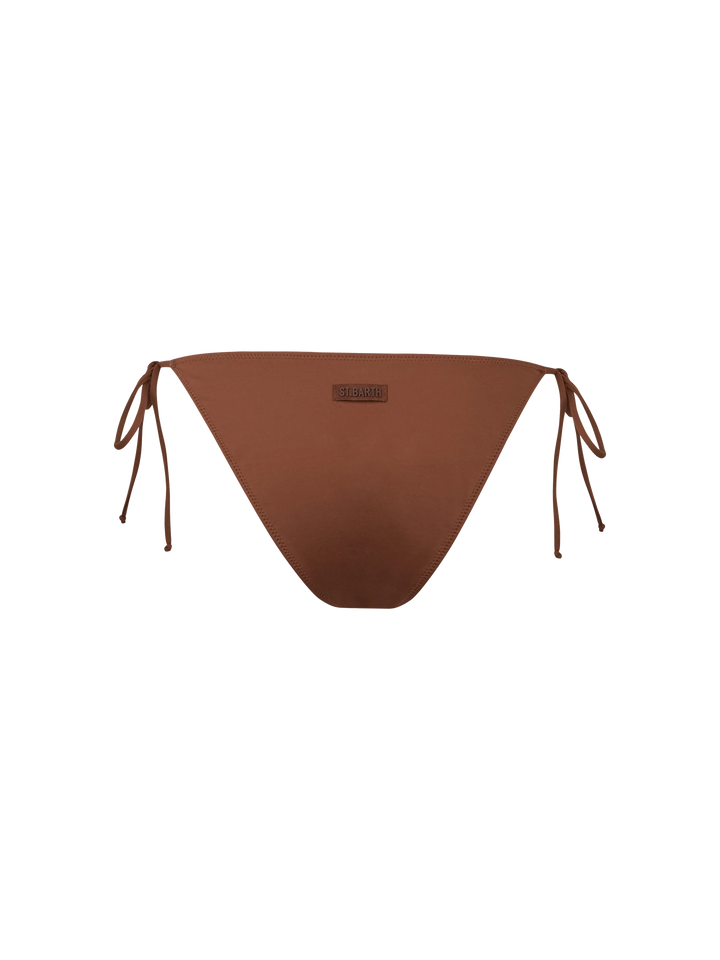 Woman classic swim briefs Virgo with rhinestones - MC2 Saint Barth