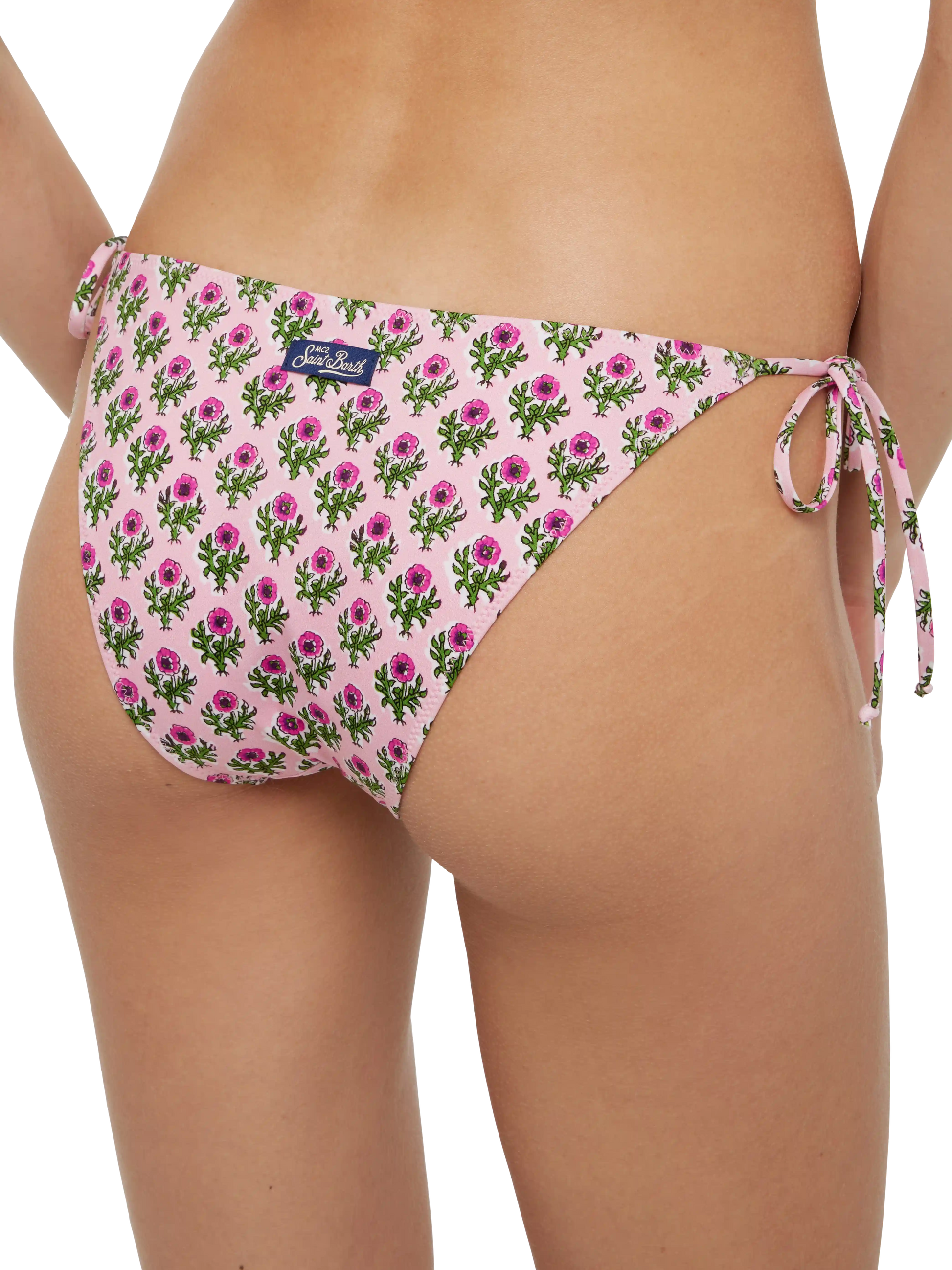 Triangle bikini Leah Virgo with floral print - MC2 Saint Barth