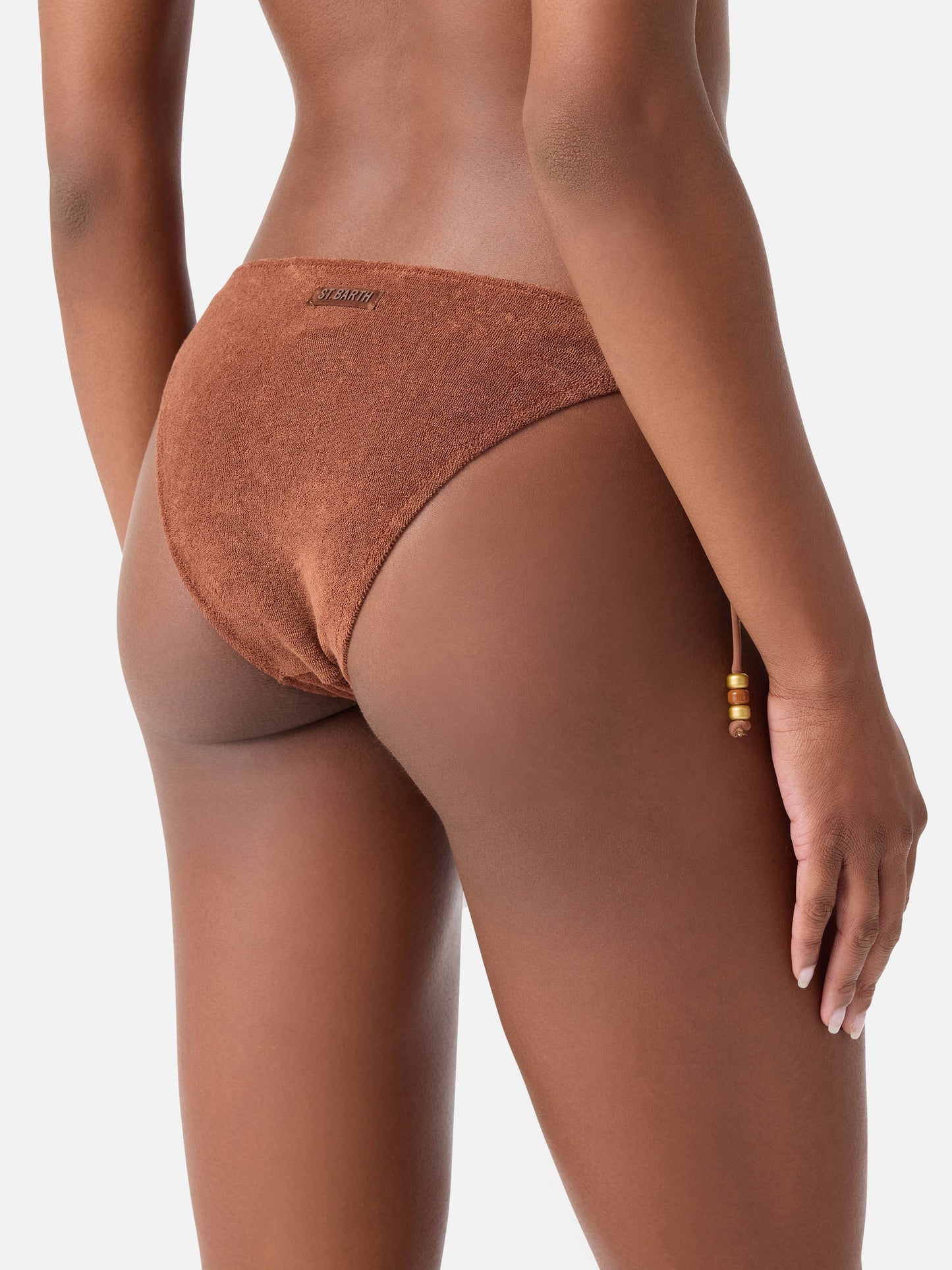 Bikini bralette Judy Virgo de rizo marrón 