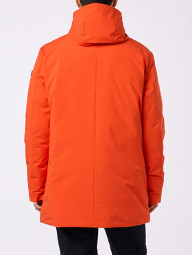 Man hooded parka jacket Voyager with bandanna lining - MC2 Saint Barth