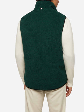 Man teddy vest Wanaka with pied de poul print - MC2 Saint Barth