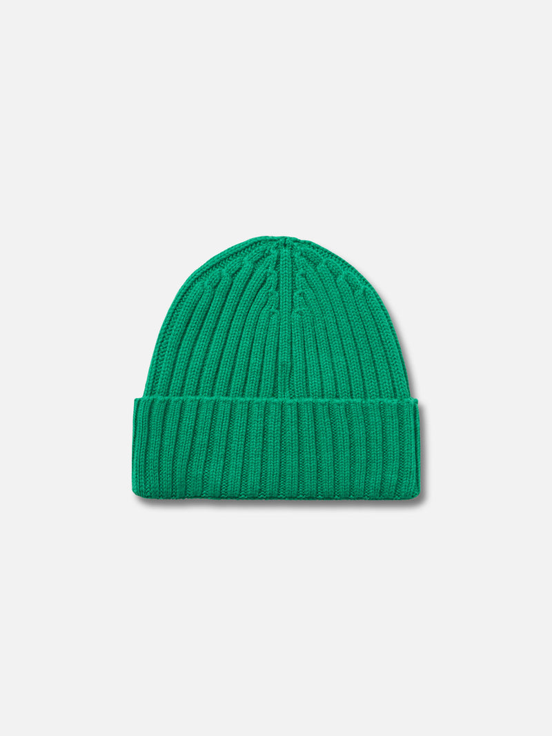 Man green cashmere blend hat Wengen