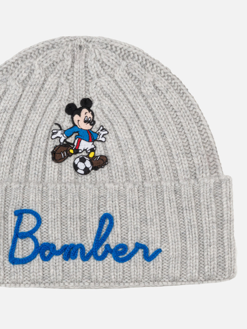 Cappello grigio da bambino Wengen con ricamo Mickey Bomber | EDIZIONE SPECIALE DISNEY