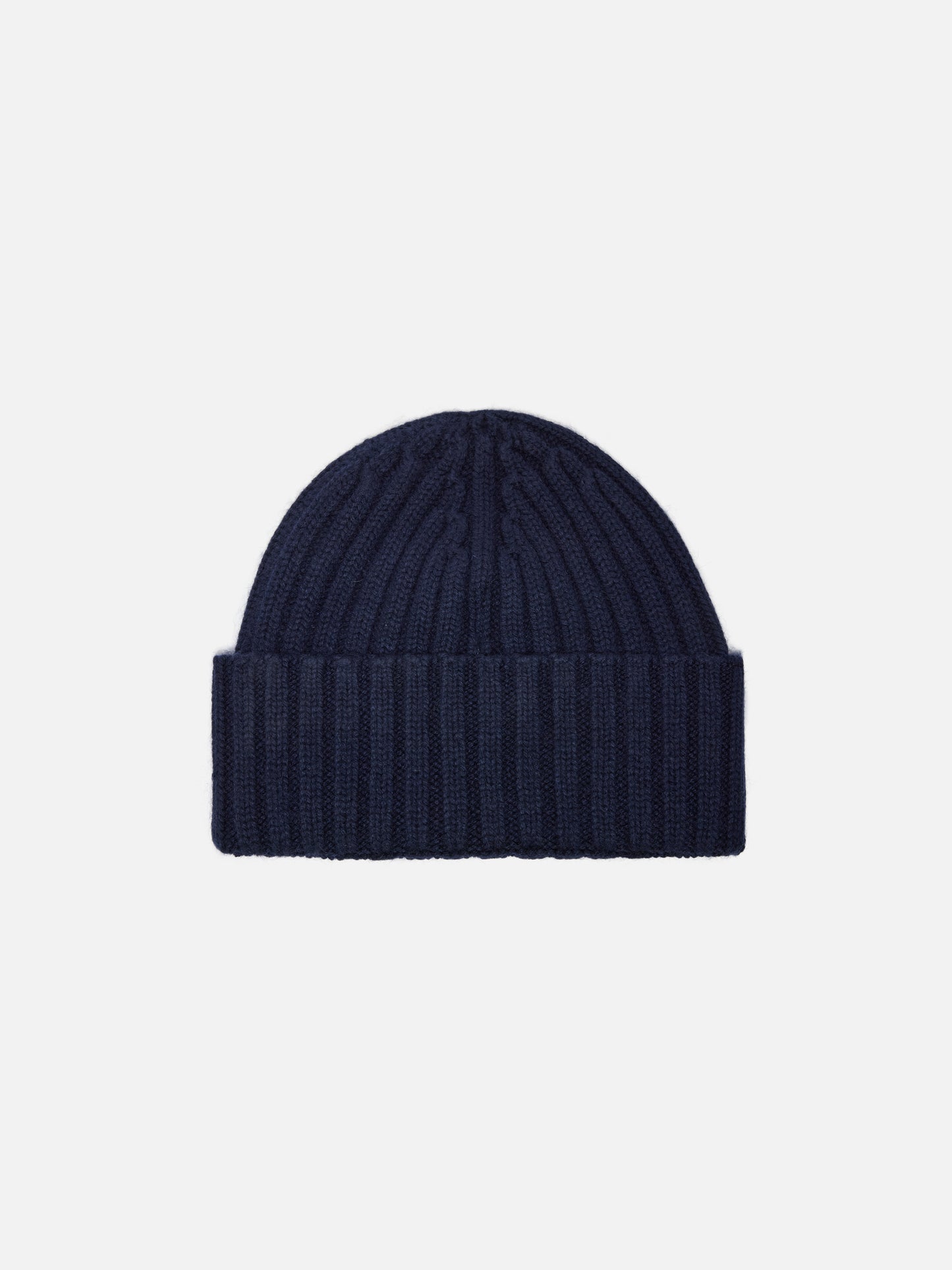 Wengen Jr beanie in cashmere blend in blue with St. Barth embroidery