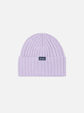 Girl lilac hat Wengen with Courma embroidery - MC2 Saint Barth