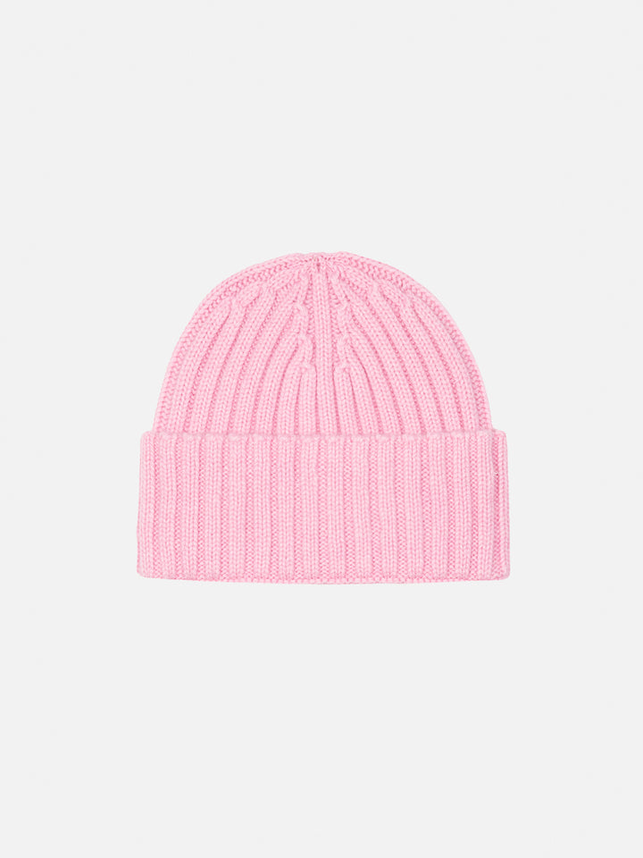 Girl pink hat Wengen with St. Barth embroidery - MC2 Saint Barth