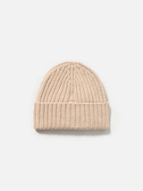 Cappello da uomo in puro cashmere beige Wengen