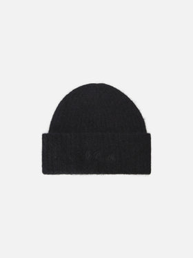 STRETCH ALPACA hat Wengen in black