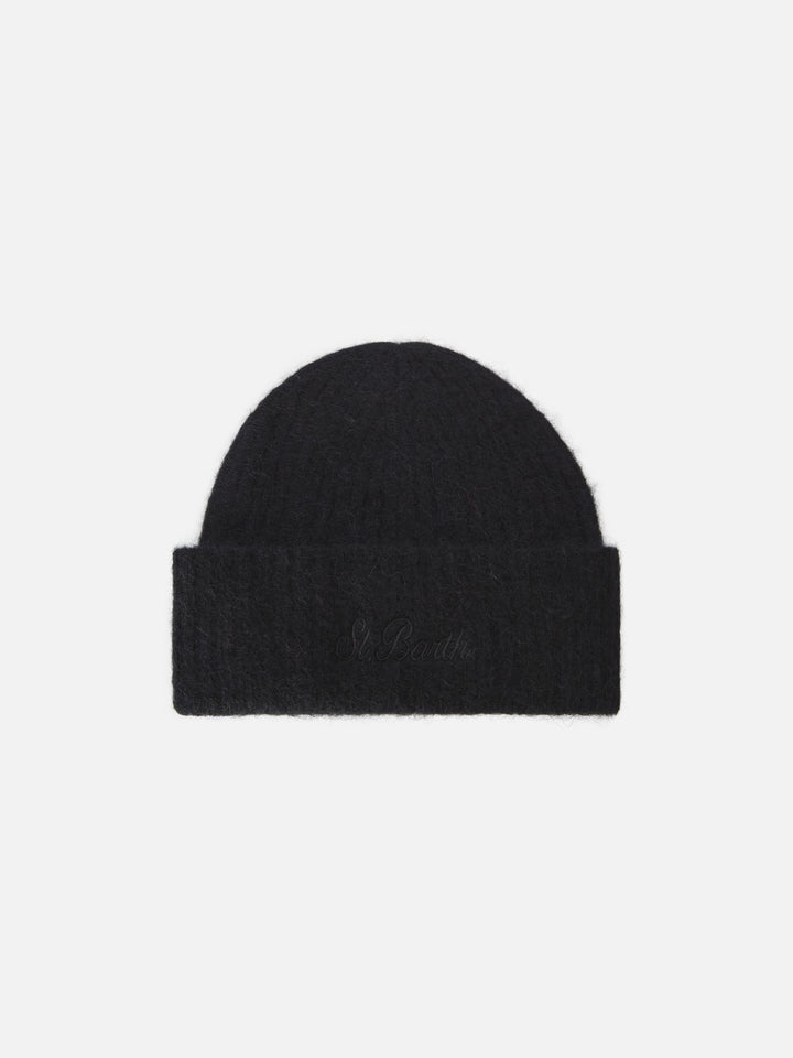 STRETCH ALPACA hat Wengen in black