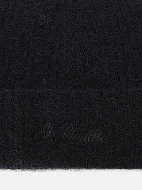 STRETCH ALPACA hat Wengen in black