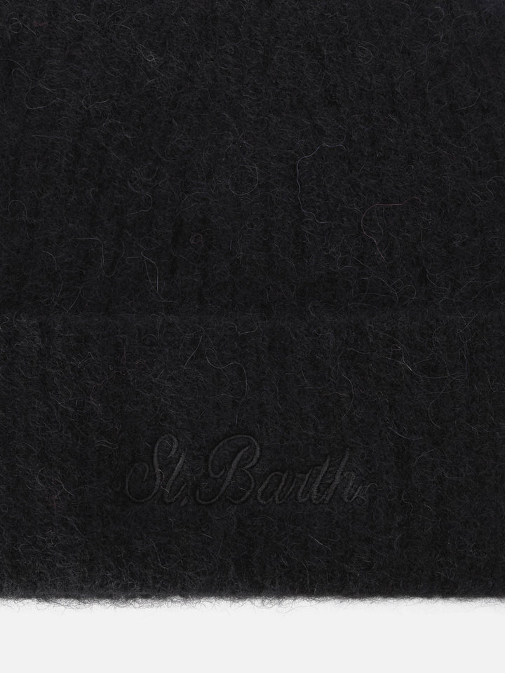 STRETCH ALPACA hat Wengen in black