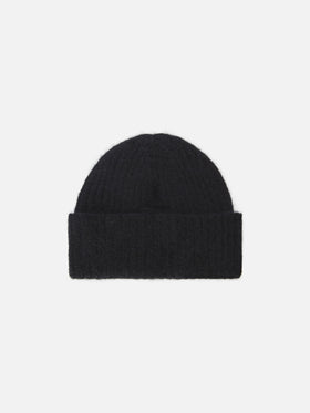 STRETCH ALPACA hat Wengen in black