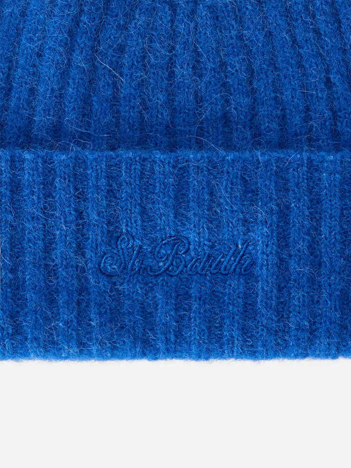 Gorro beanie Royal blue Wengen de mezcla de alpaca 