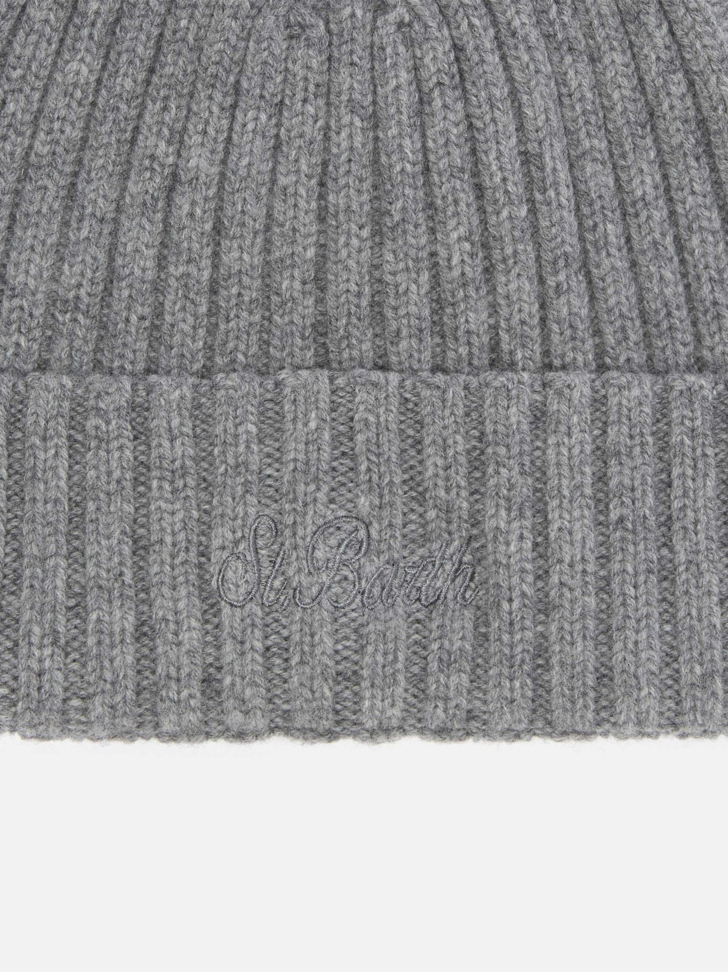 Berretto Wengen in 100% LANA grigio melange