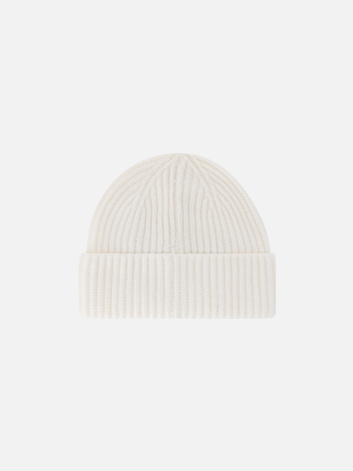 Off white Wengen cashmere beanie with St. Moritz embroidery | Special edition