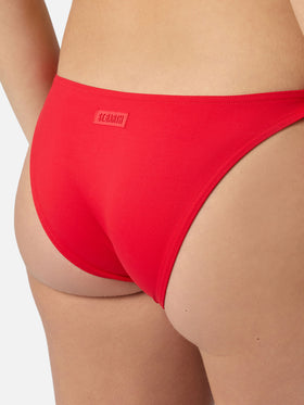 Bikini a triangolo classico Leah Yali color rosso