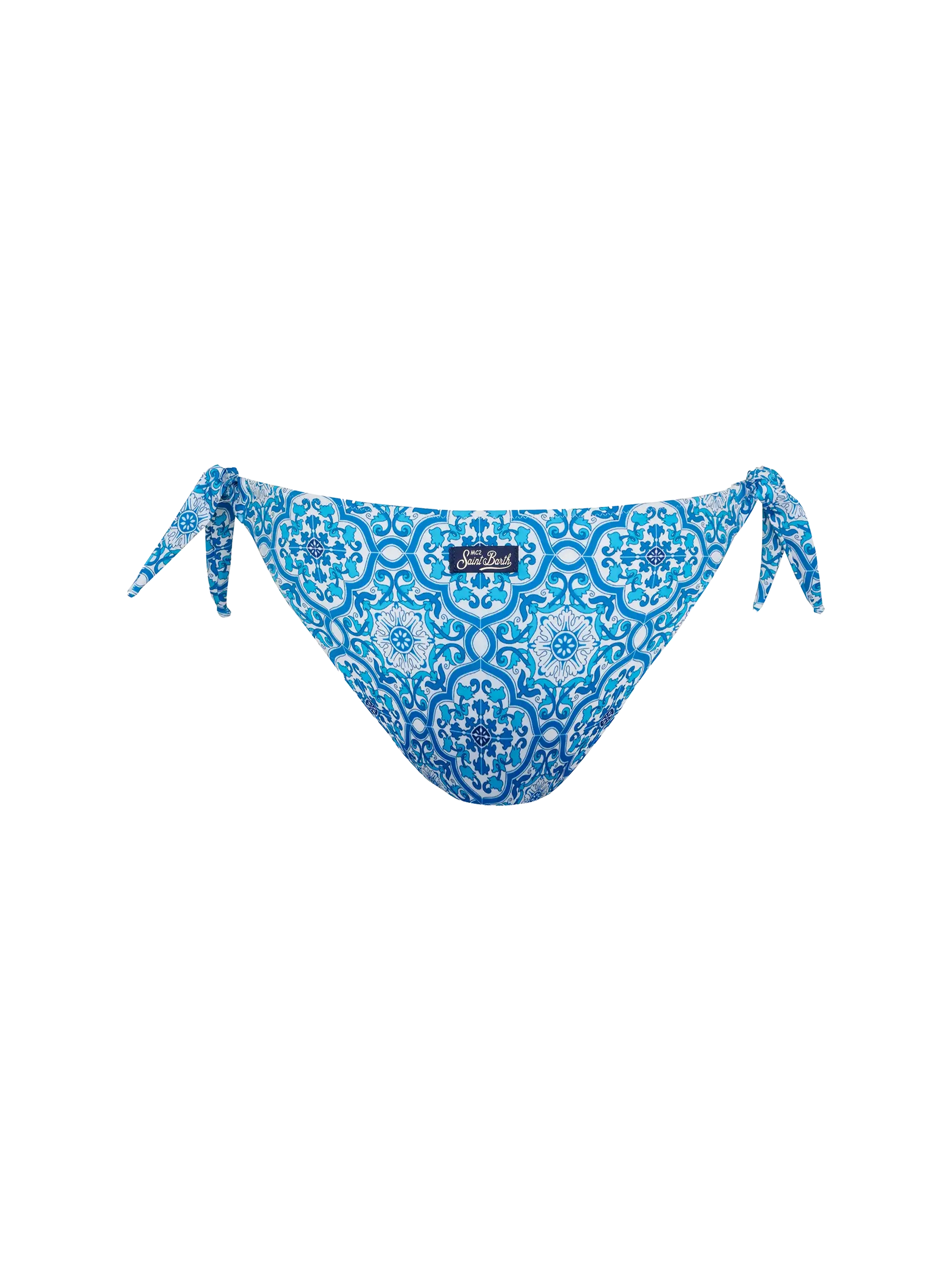 Yali classic swim briefs with majolica print - MC2 Saint Barth