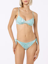 Bikini da donna a bralette con scollo paisley May Yali