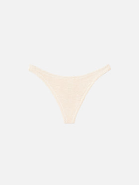 Naomi slip mare cheeky in crinkle color beige