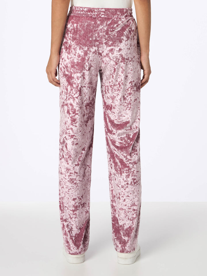 Woman pink chenille jogger pants Yvonne - MC2 Saint Barth