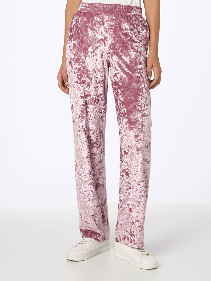 Woman pink chenille jogger pants Yvonne - MC2 Saint Barth