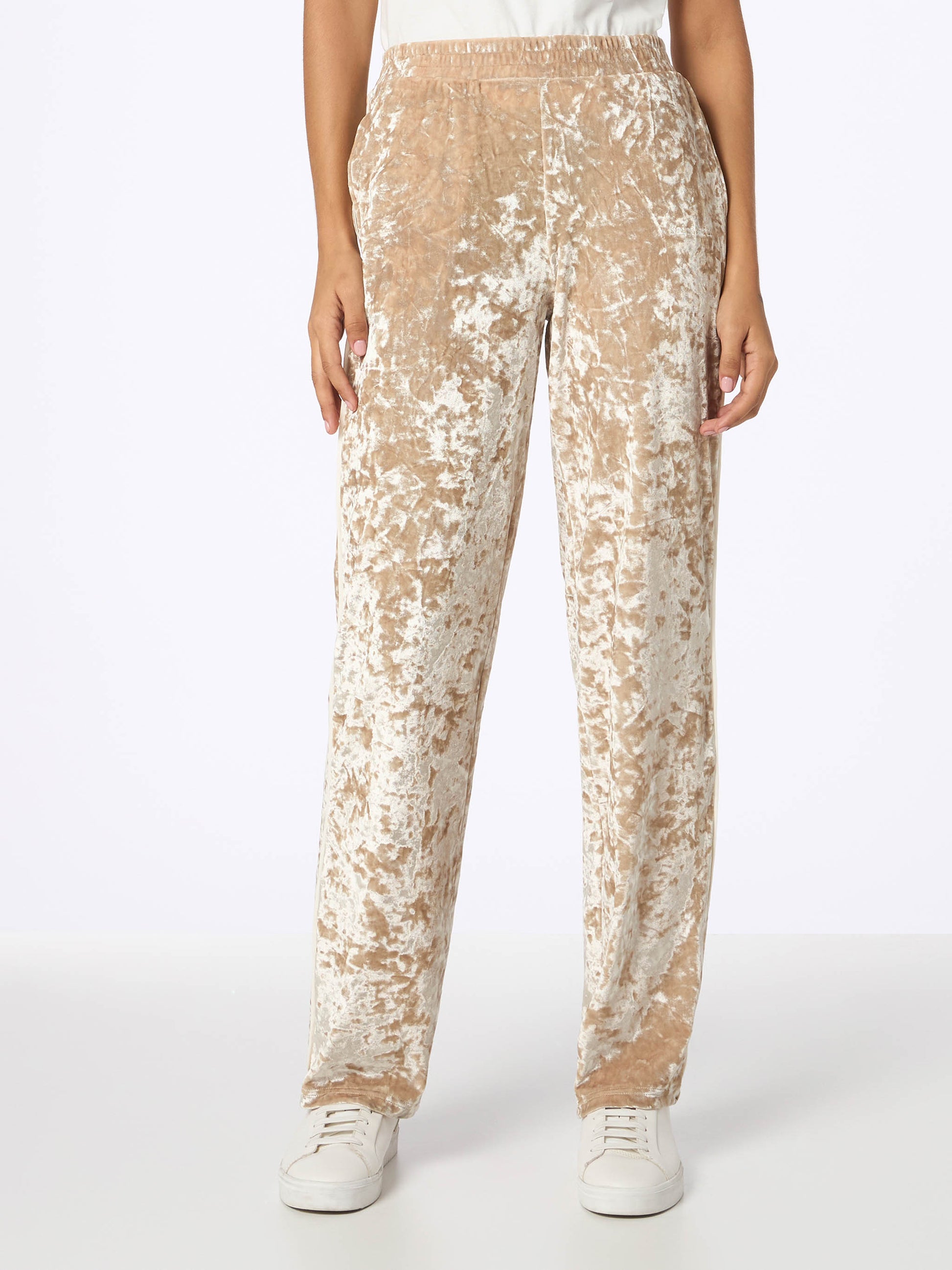 Woman beige chenille jogger pants Yvonne - MC2 Saint Barth