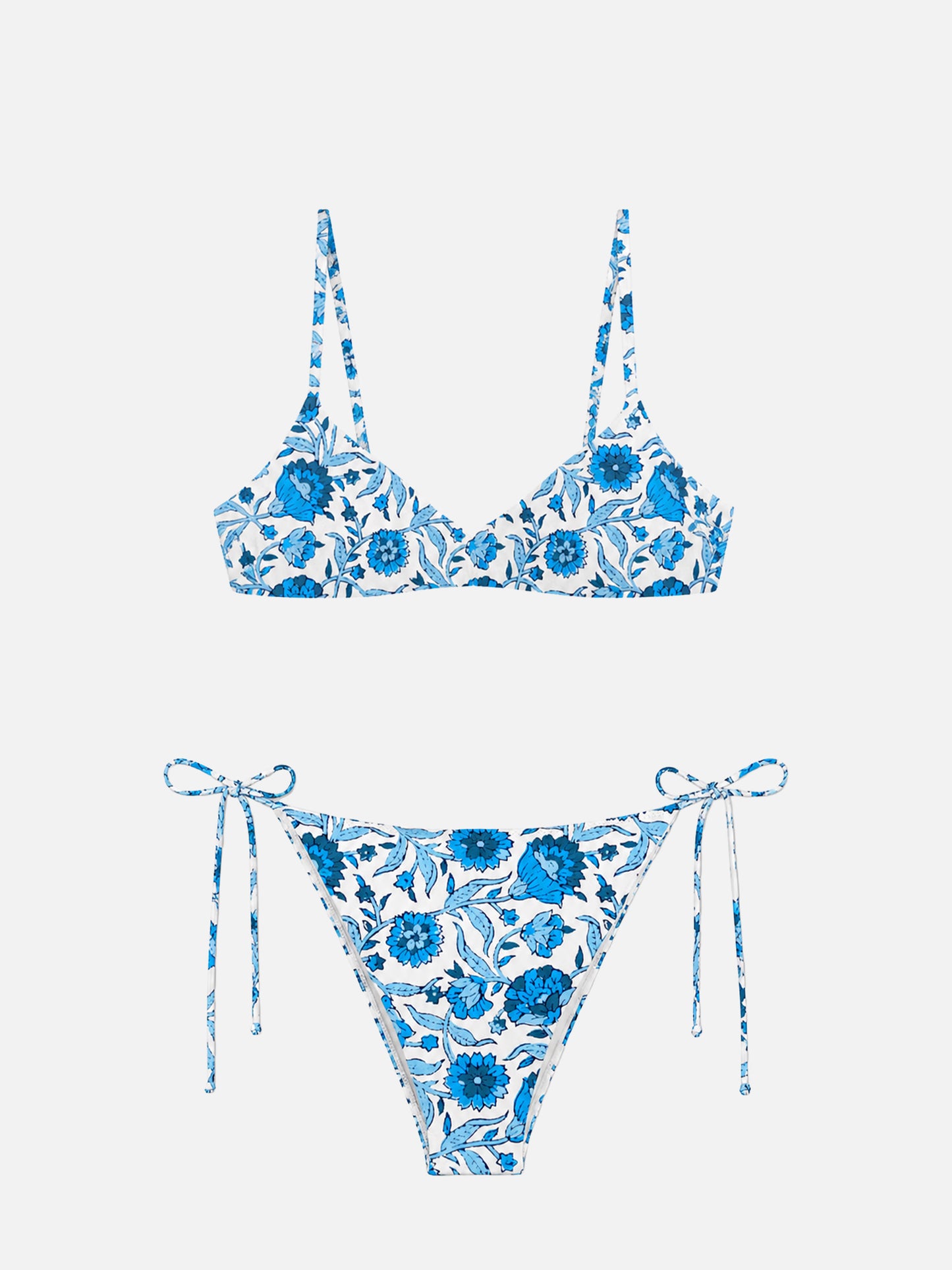 May Virgo Batik-Bikini in Hellblau 